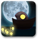 月光小船与渔灯