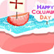 哥伦布纪念日蛋糕