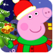 粉红猪的圣诞树装饰