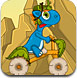 小恐龙骑石车