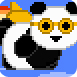 像素熊猫飞行