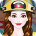 可爱的女消防员